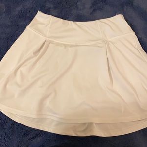 Cute white tennis skirt